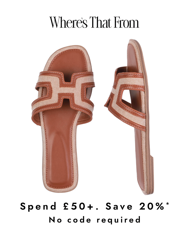 Wheres That From Spend 50 Save 20%