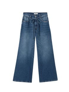 Ultra-wide high-rise jeans - Denim