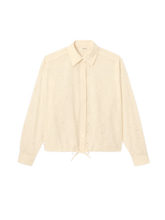 Broderie anglaise shirt - Ecru