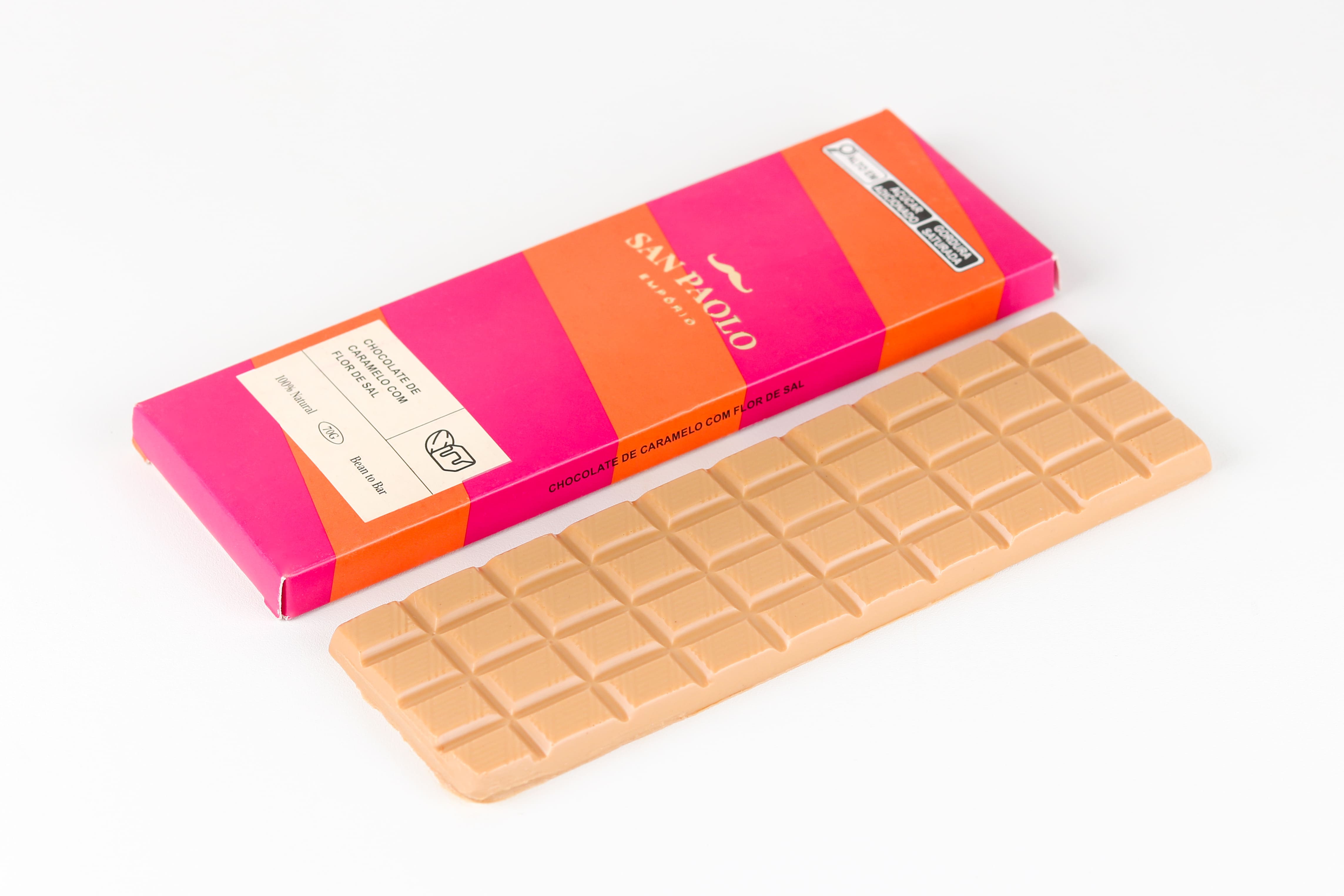Barra de Chocolate de Caramelo com Flor de Sal