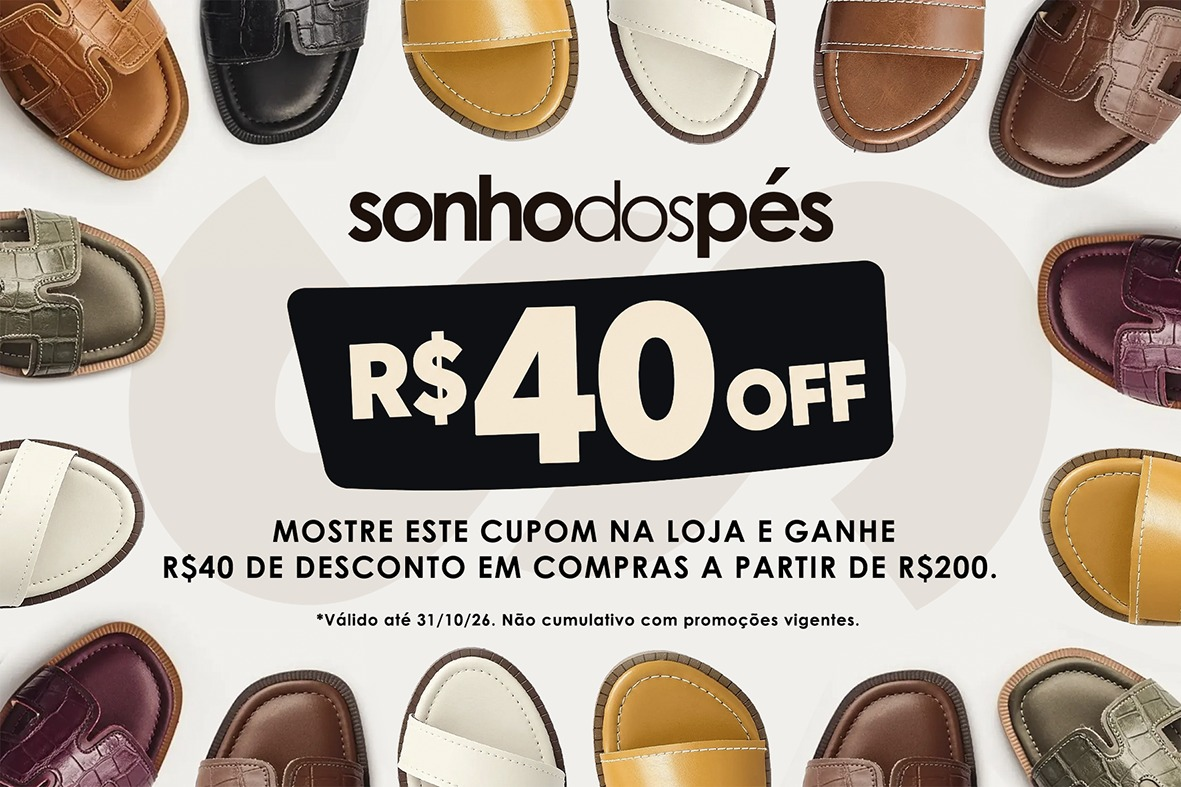 Cupom Sonho dos Pés