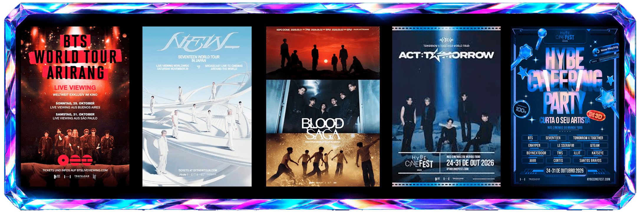 Filmes do K-Pop Experience