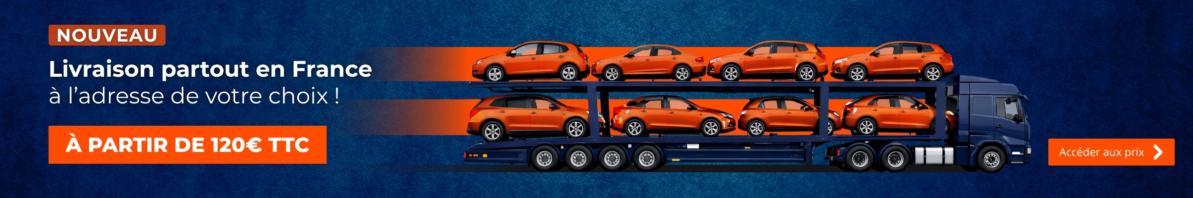 Transport disponible partout en France !